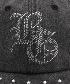 ロゴラインストーンキャップ