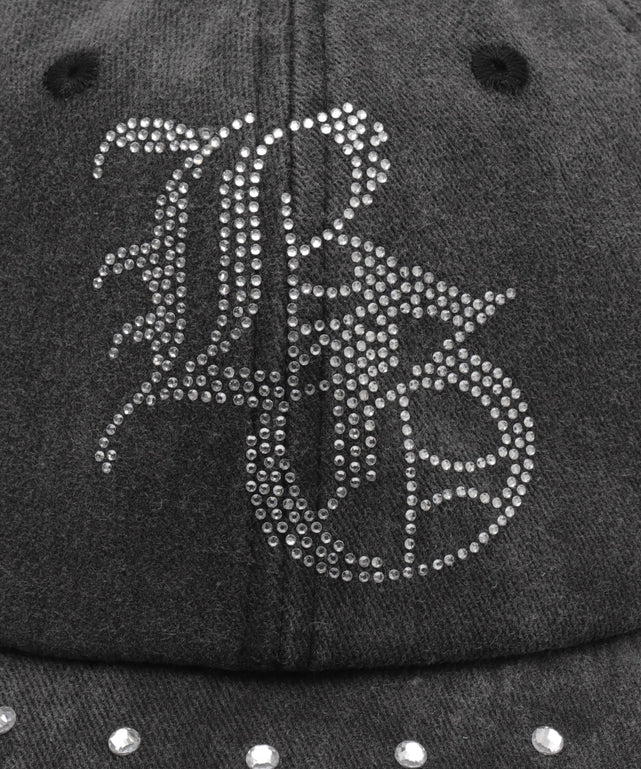 ロゴラインストーンキャップ