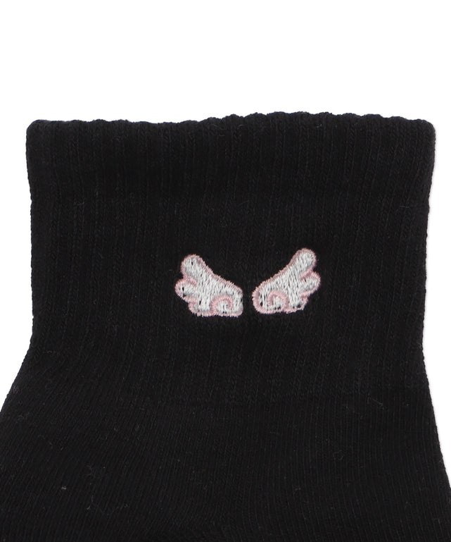 刺繍アンクルパイルソックス(23-25cm)