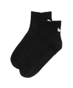 バック刺繍アンクルパイルソックス(23-25cm)