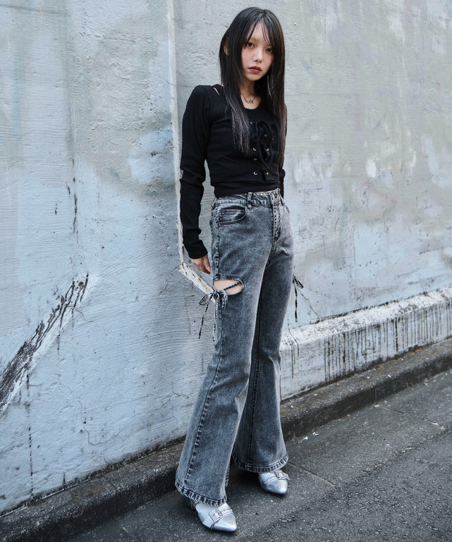 デニムブラックソノタ モデル：159cm M着用