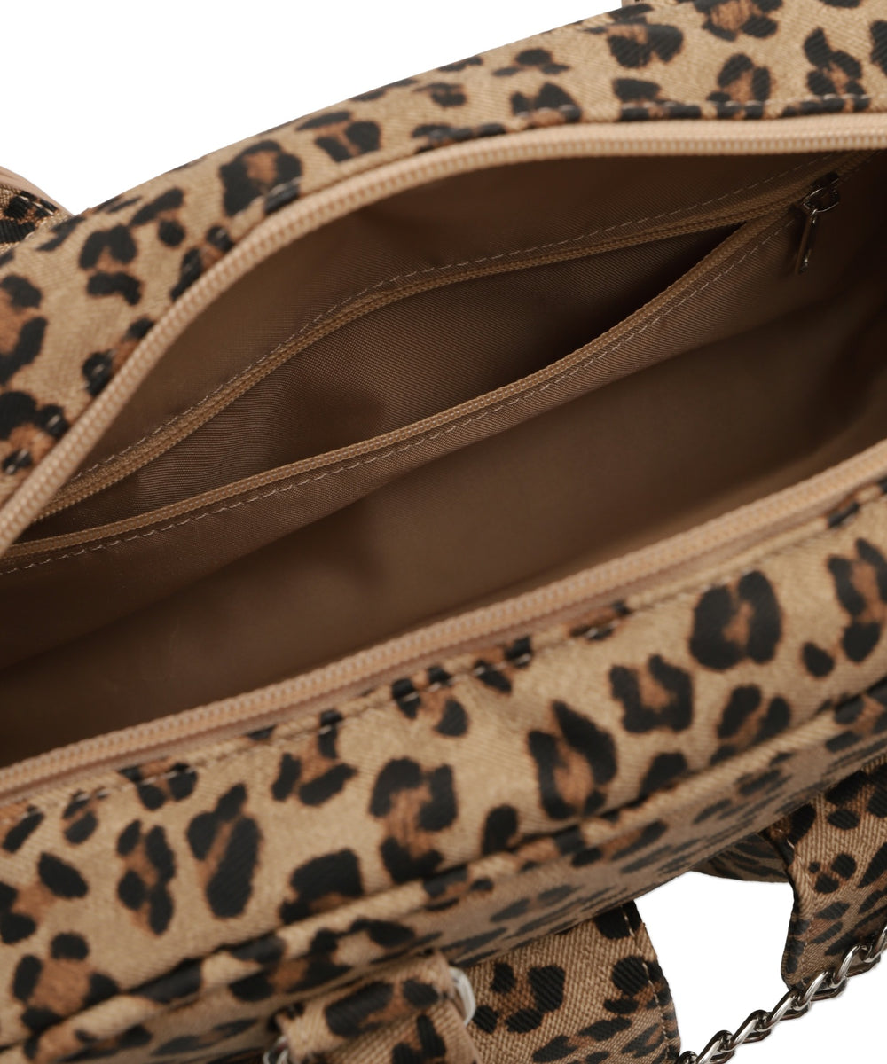 チャーム付きチェーンボストンバッグ