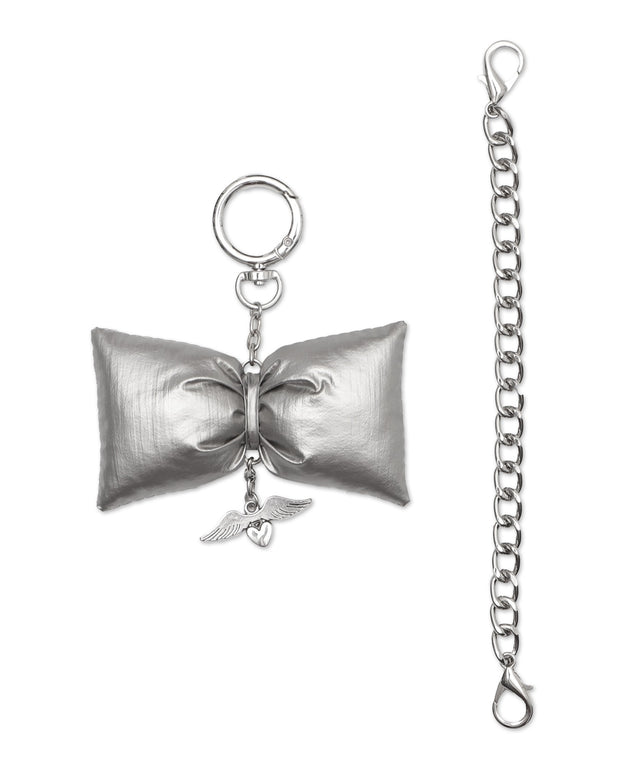 チャーム付きチェーンボストンバッグ