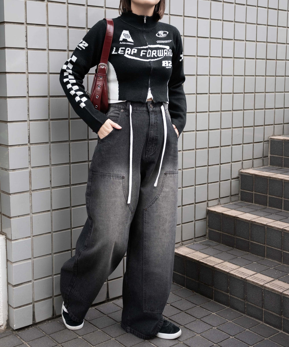 ブラック モデル：155cm M着用