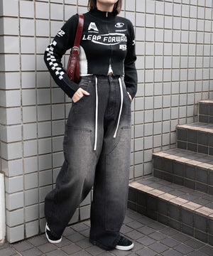 ブラック モデル：155cm M着用