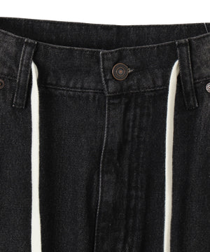 ヴィンテージウォッシュダブルニーバギーパンツ