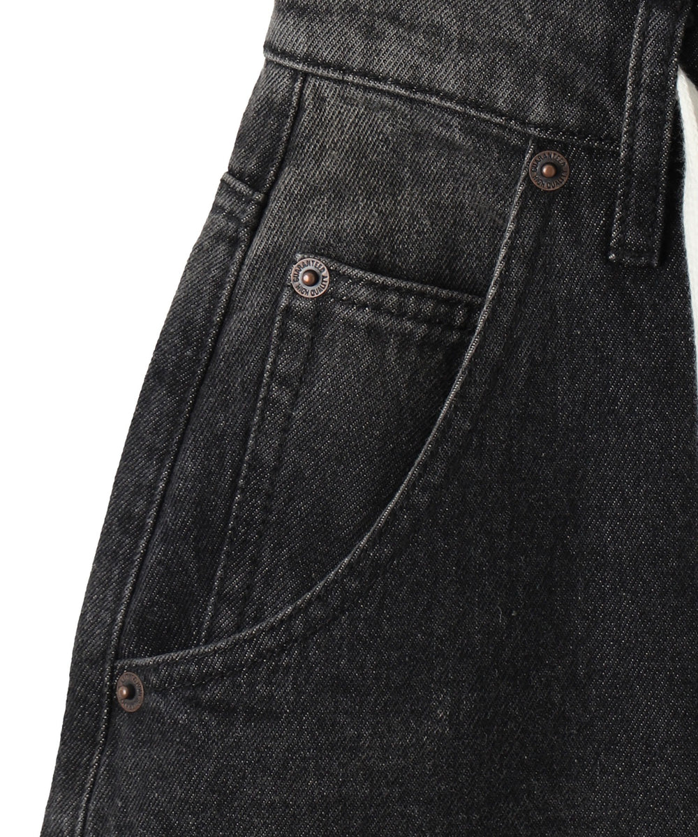 ヴィンテージウォッシュダブルニーバギーパンツ