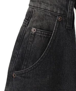 ヴィンテージウォッシュダブルニーバギーパンツ