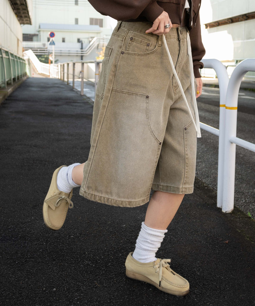 ダックベージュ モデル：155cm M着用