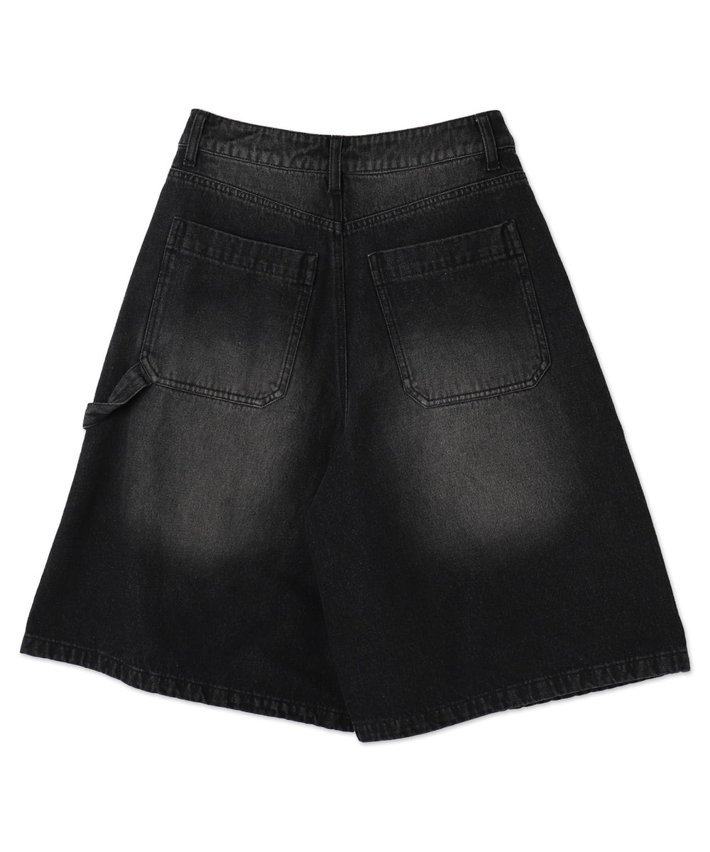 ウエストドロストダブルニーバギーハーフパンツ