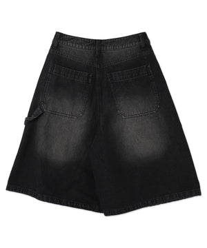 ウエストドロストダブルニーバギーハーフパンツ