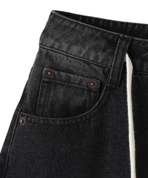 ウエストドロストダブルニーバギーハーフパンツ