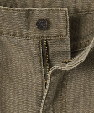 ヴィンテージウォッシュダックダブルニーバギーパンツ