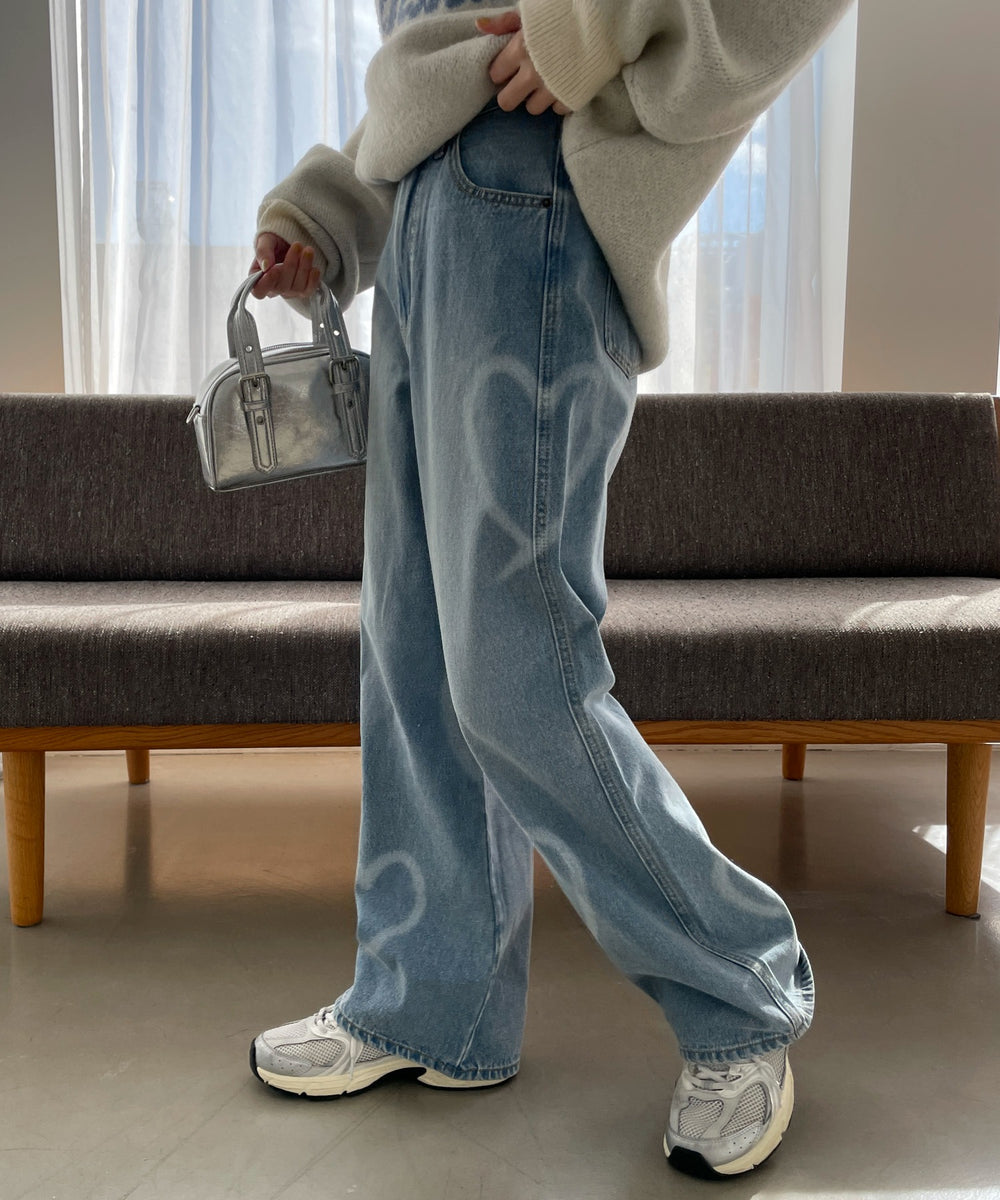 デニム淡　モデル:155cm M着用