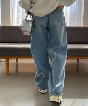デニム淡　モデル:155cm M着用