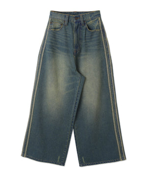 デニム中濃加工