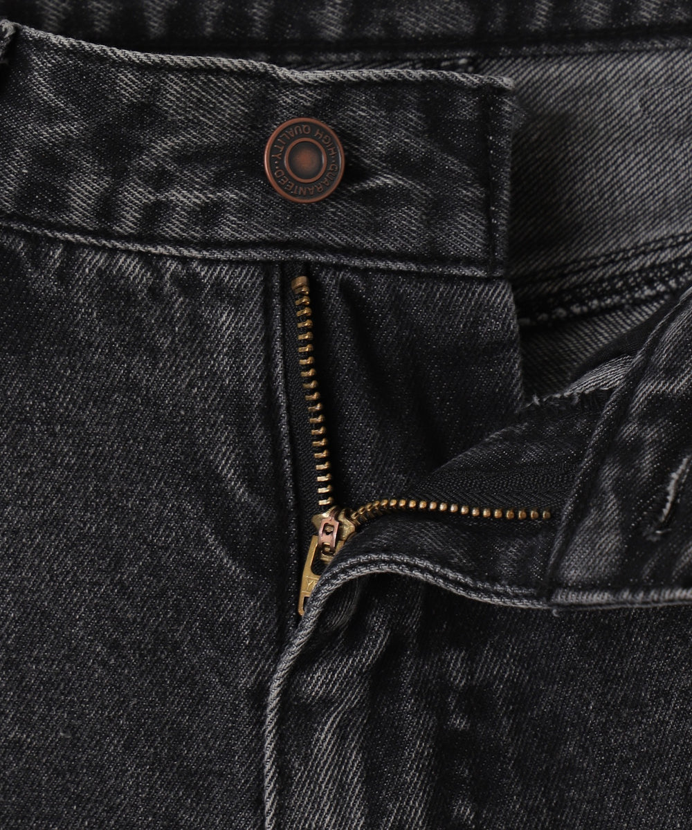 リボンストレートデニムパンツ