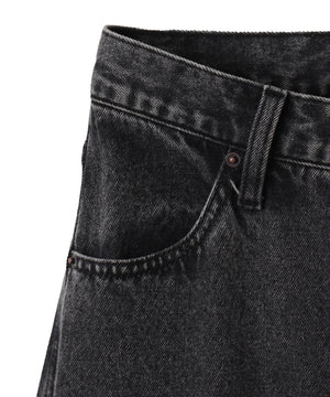 リボンストレートデニムパンツ