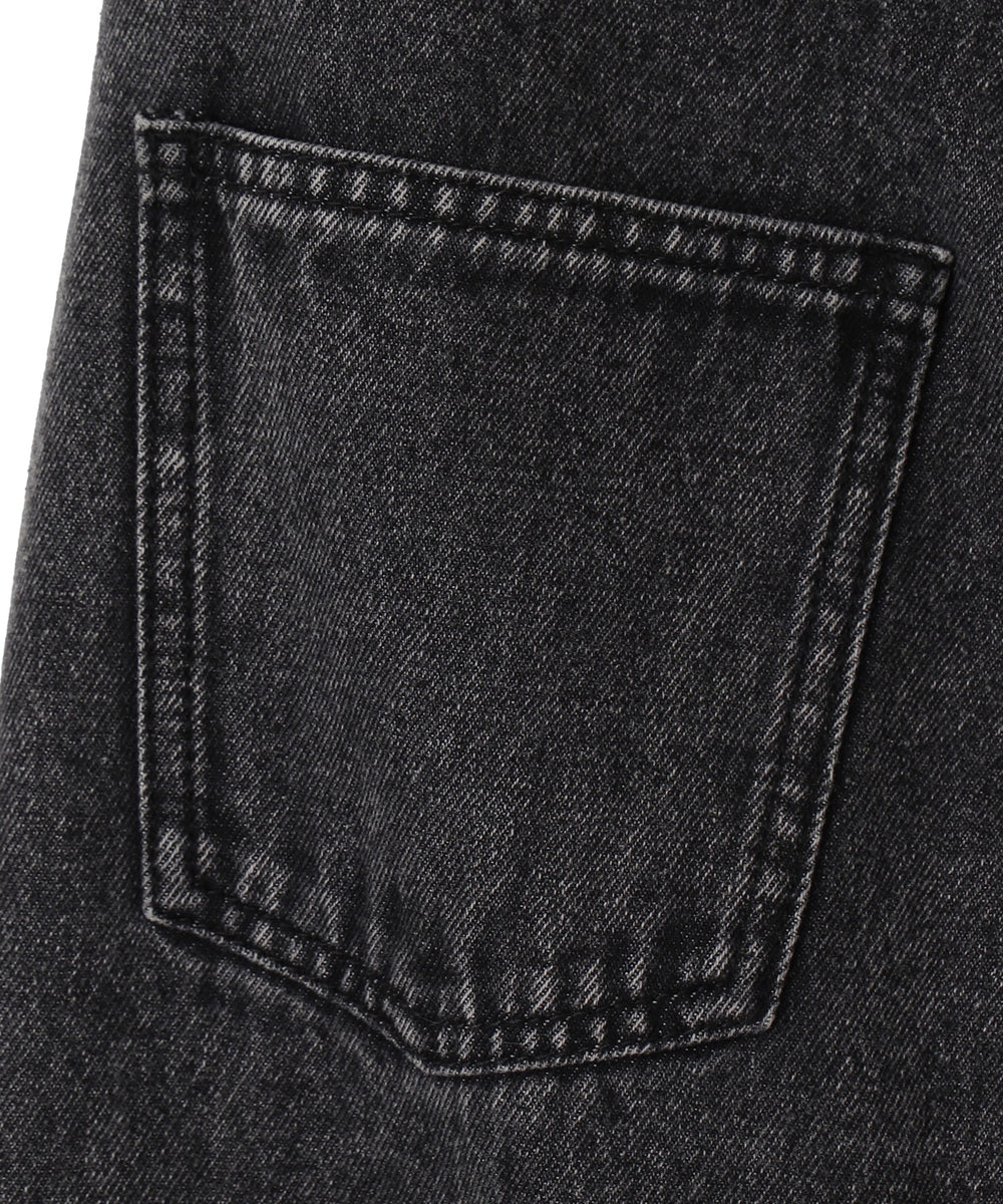 リボンストレートデニムパンツ