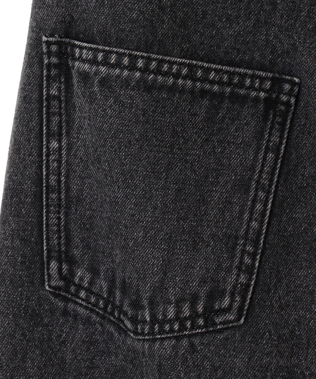 リボンストレートデニムパンツ