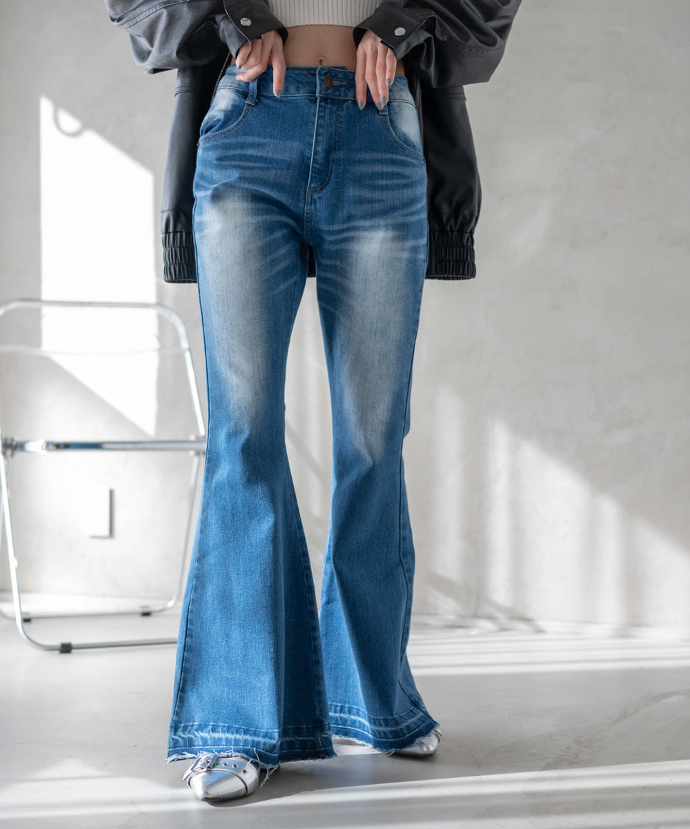 デニム中濃 モデル：161cm M着用