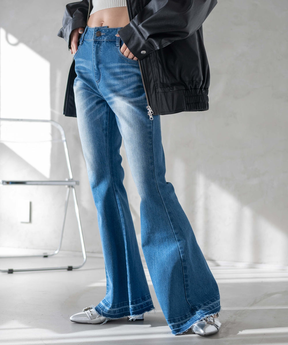 デニム中濃 モデル：161cm M着用