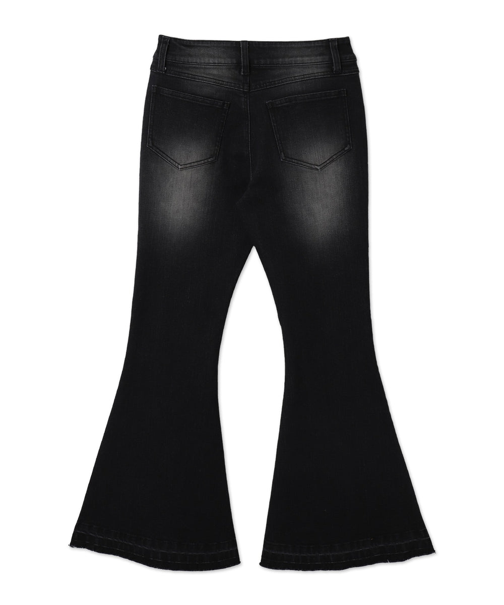 ローライズスーパーフレアデニムパンツ