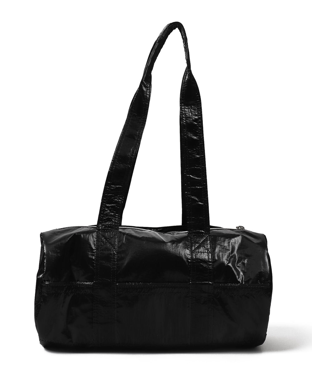 サテンリボンチャーム付きボストンバッグ