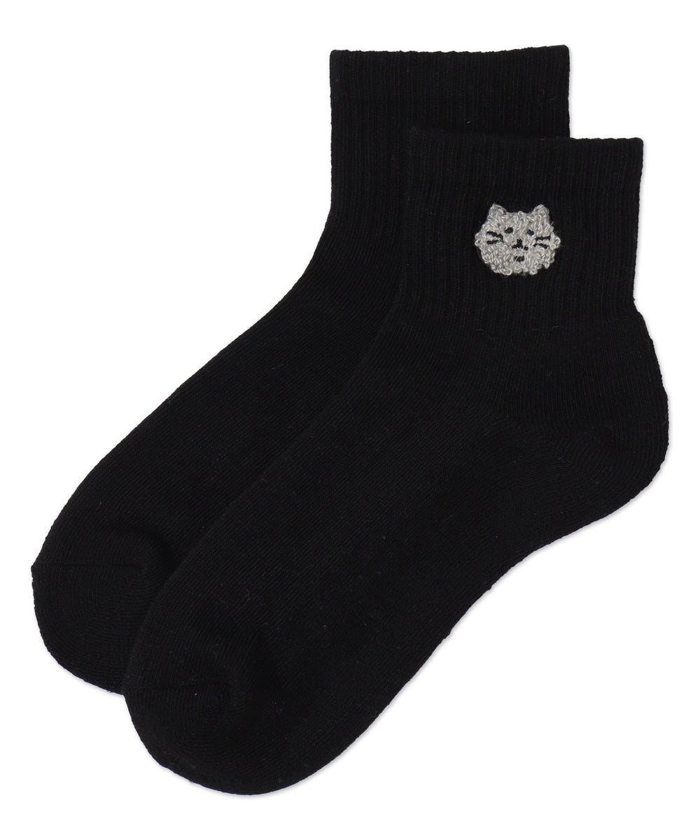 モコモコアニマルアンクルパイルソックス