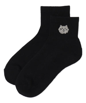 モコモコアニマルアンクルパイルソックス