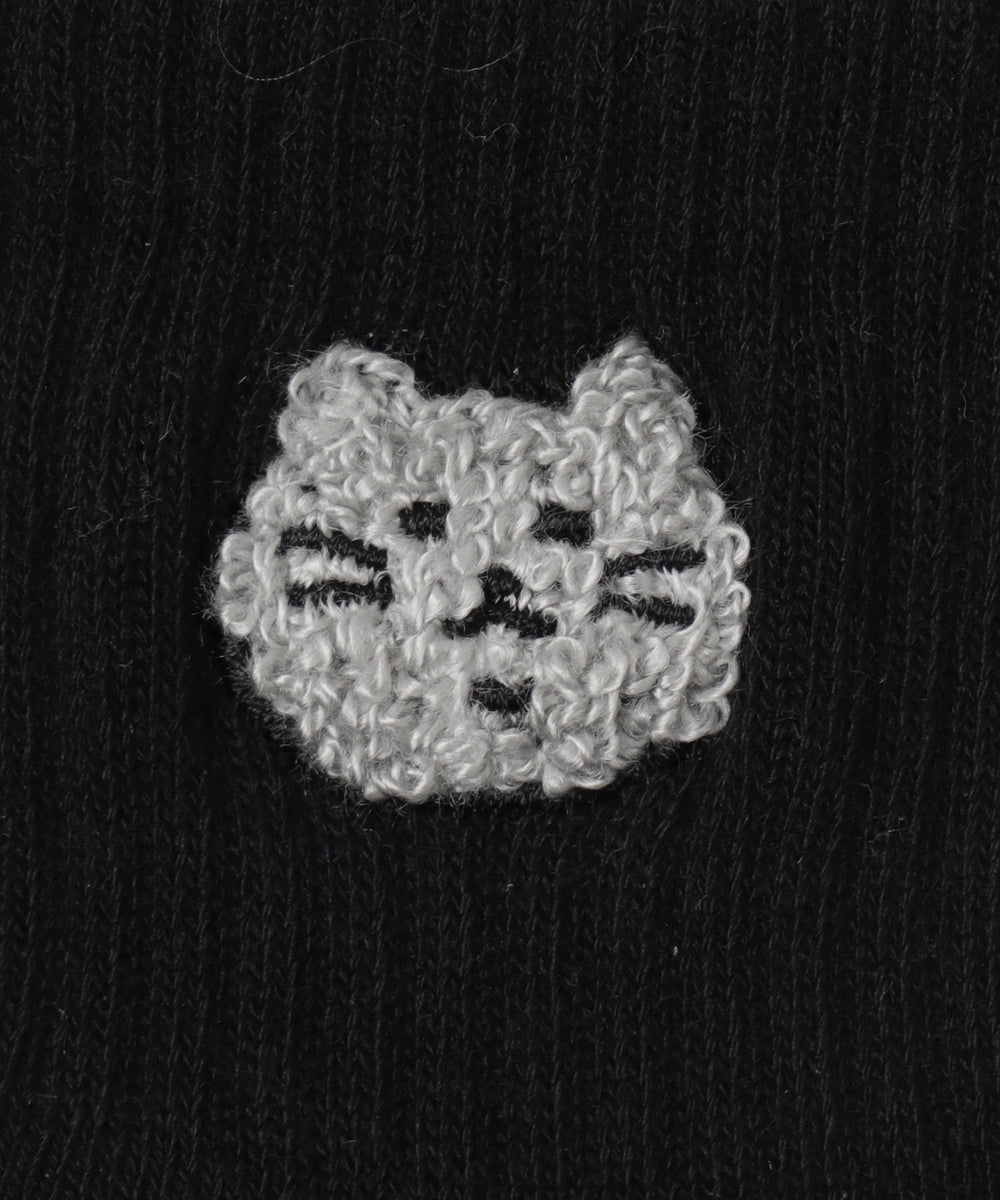 モコモコアニマルアンクルパイルソックス