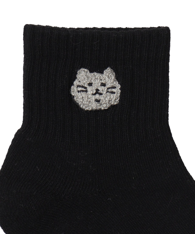 モコモコアニマルアンクルパイルソックス