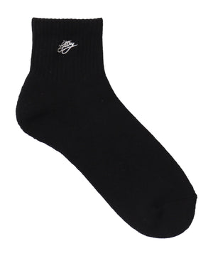 カラーロゴ刺繍アンクルパイルソックス(23-25cm)