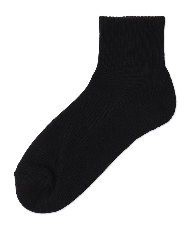 カラーロゴ刺繍アンクルパイルソックス(23-25cm)