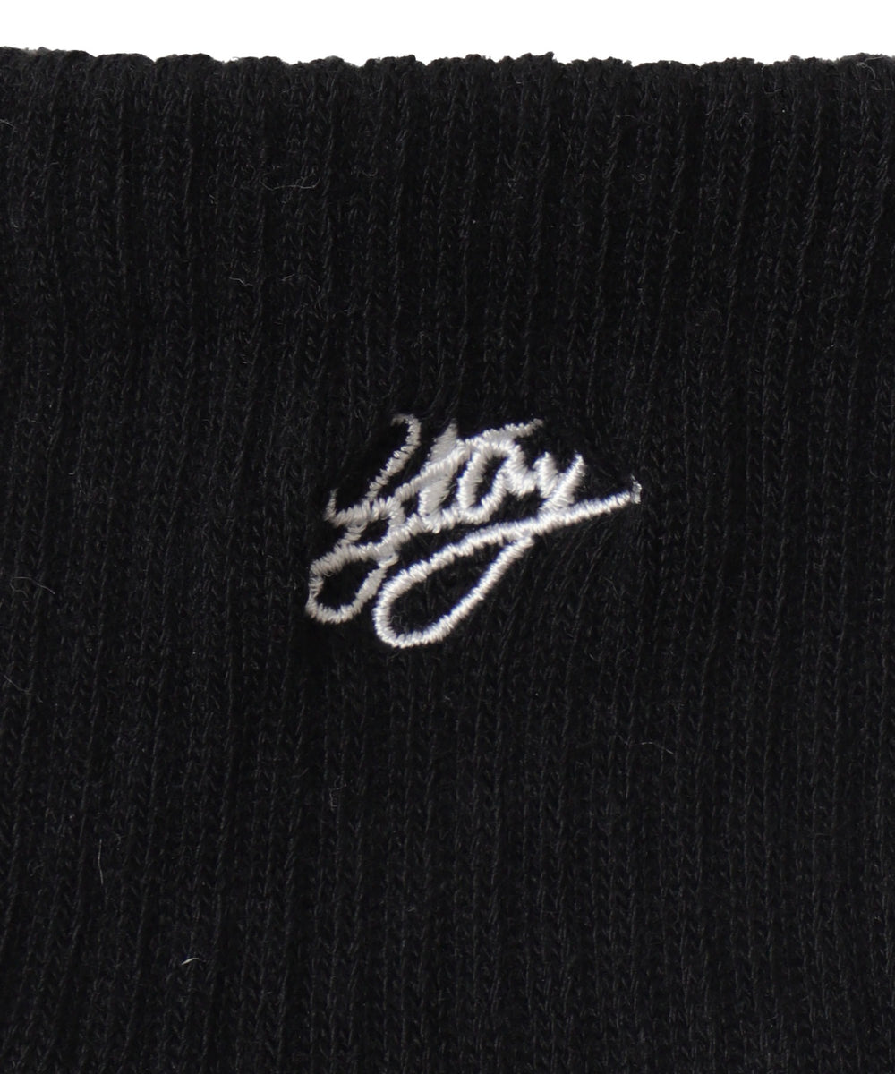 カラーロゴ刺繍アンクルパイルソックス(23-25cm)