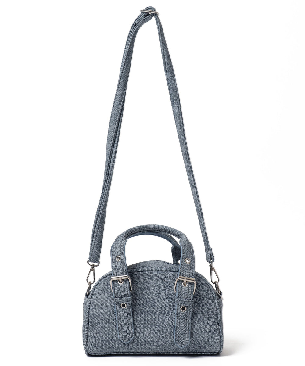 ハトメハンドルミニボストンショルダー