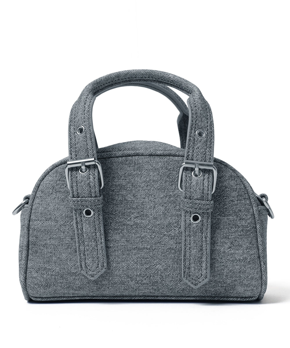 ハトメハンドルミニボストンショルダー