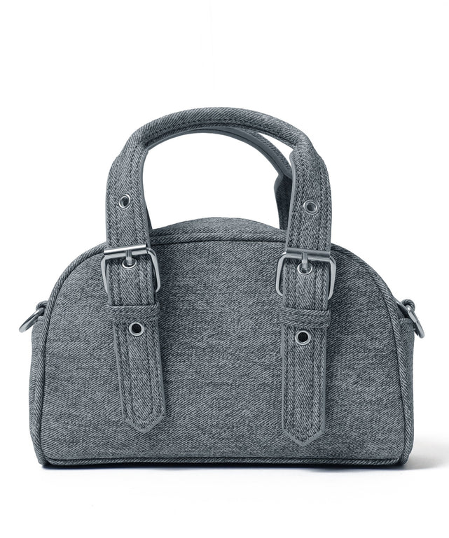 ハトメハンドルミニボストンショルダー