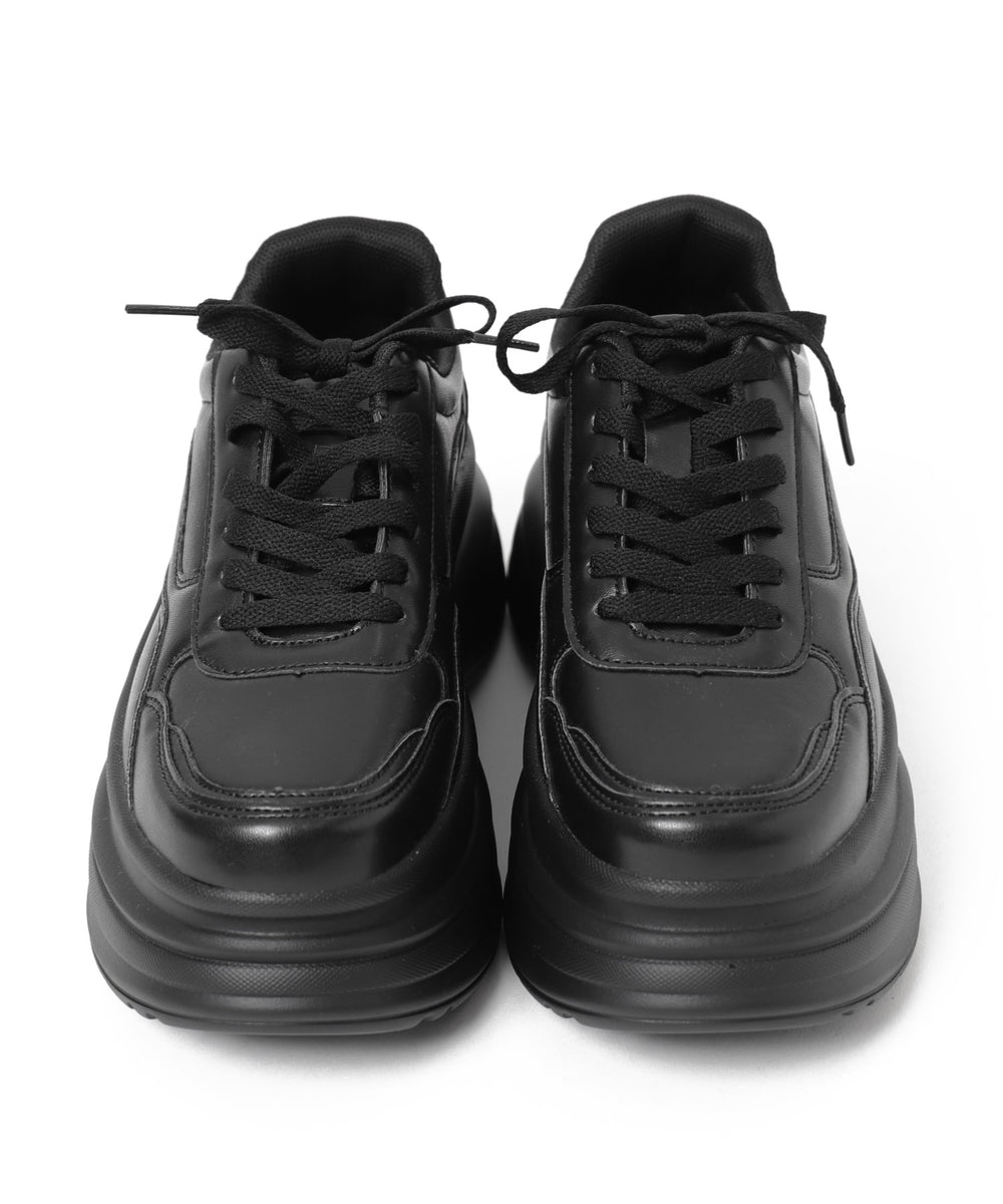 厚底ラインスニーカー