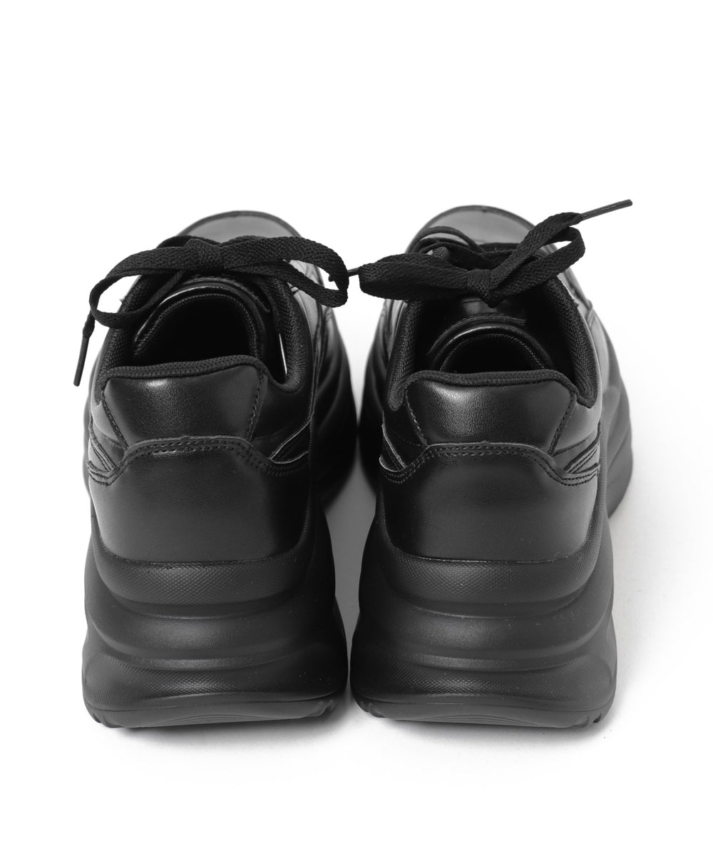 厚底ラインスニーカー