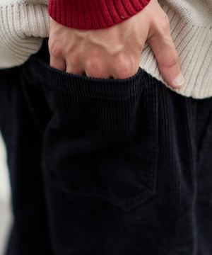 コーデュロイイージーストレートパンツ