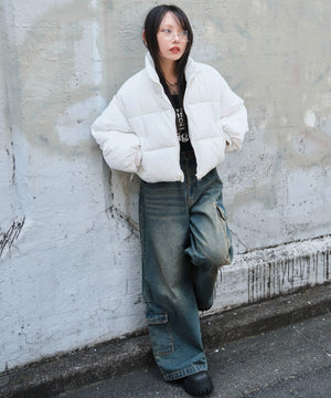 ホワイト モデル：159cm M着用