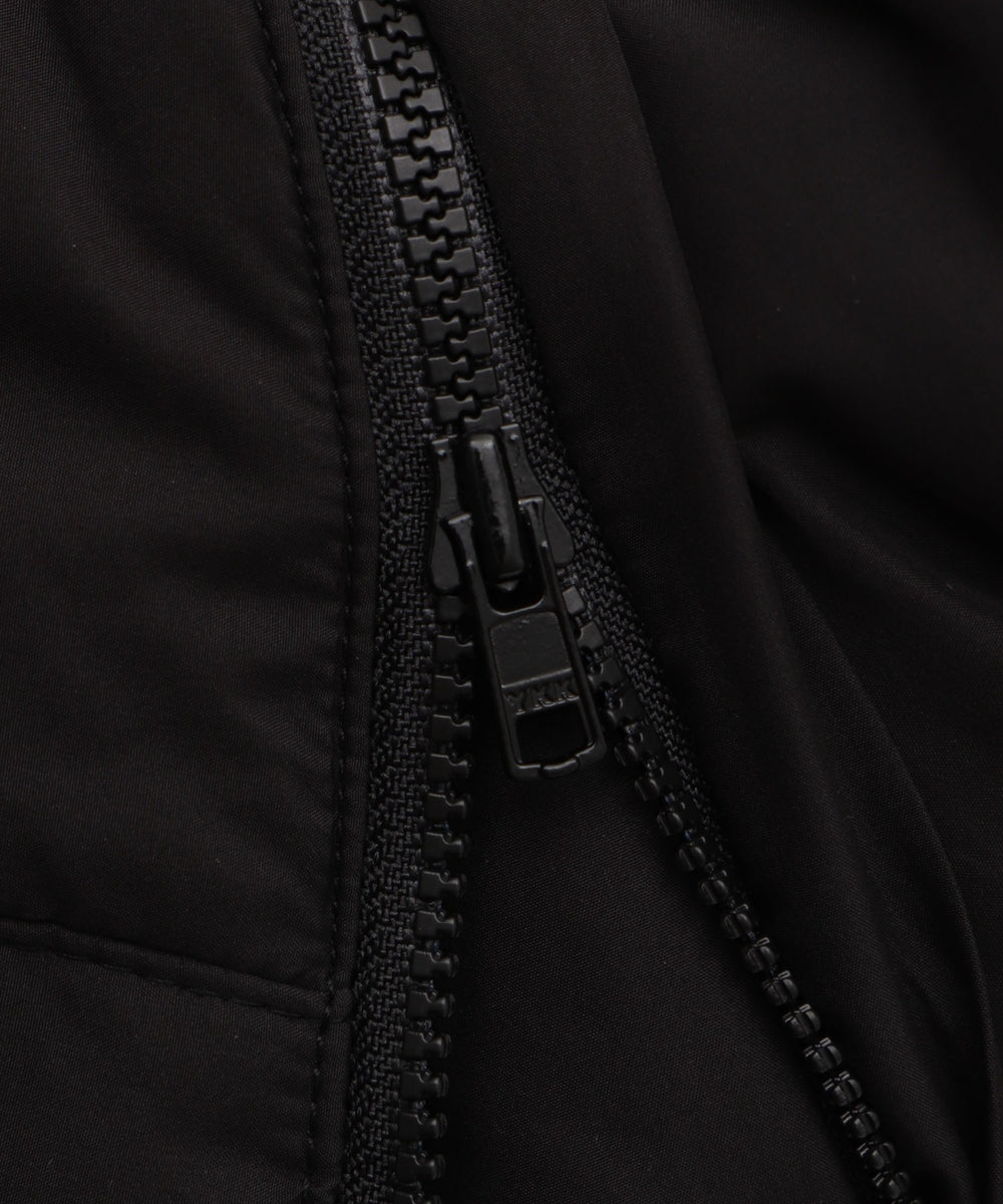 2WAYファーフードショートパファーブルゾン