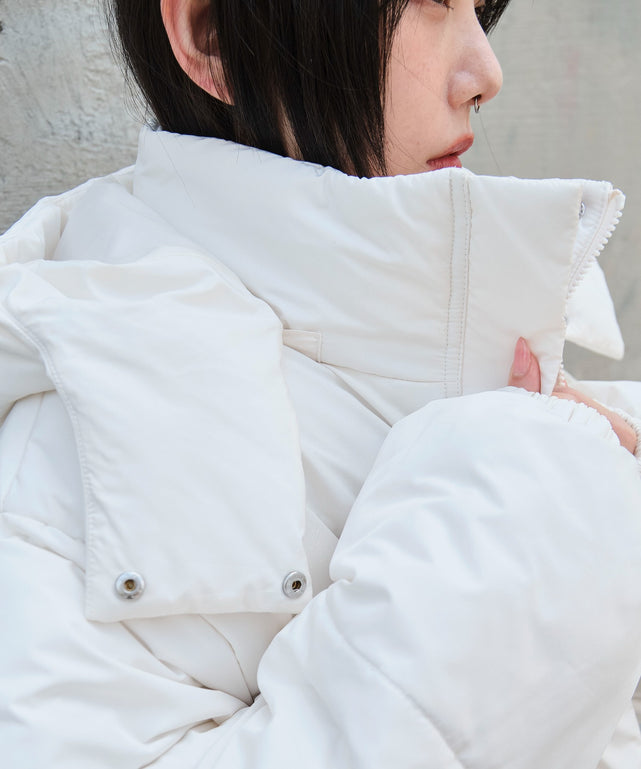 2WAYフードパファーブルゾン