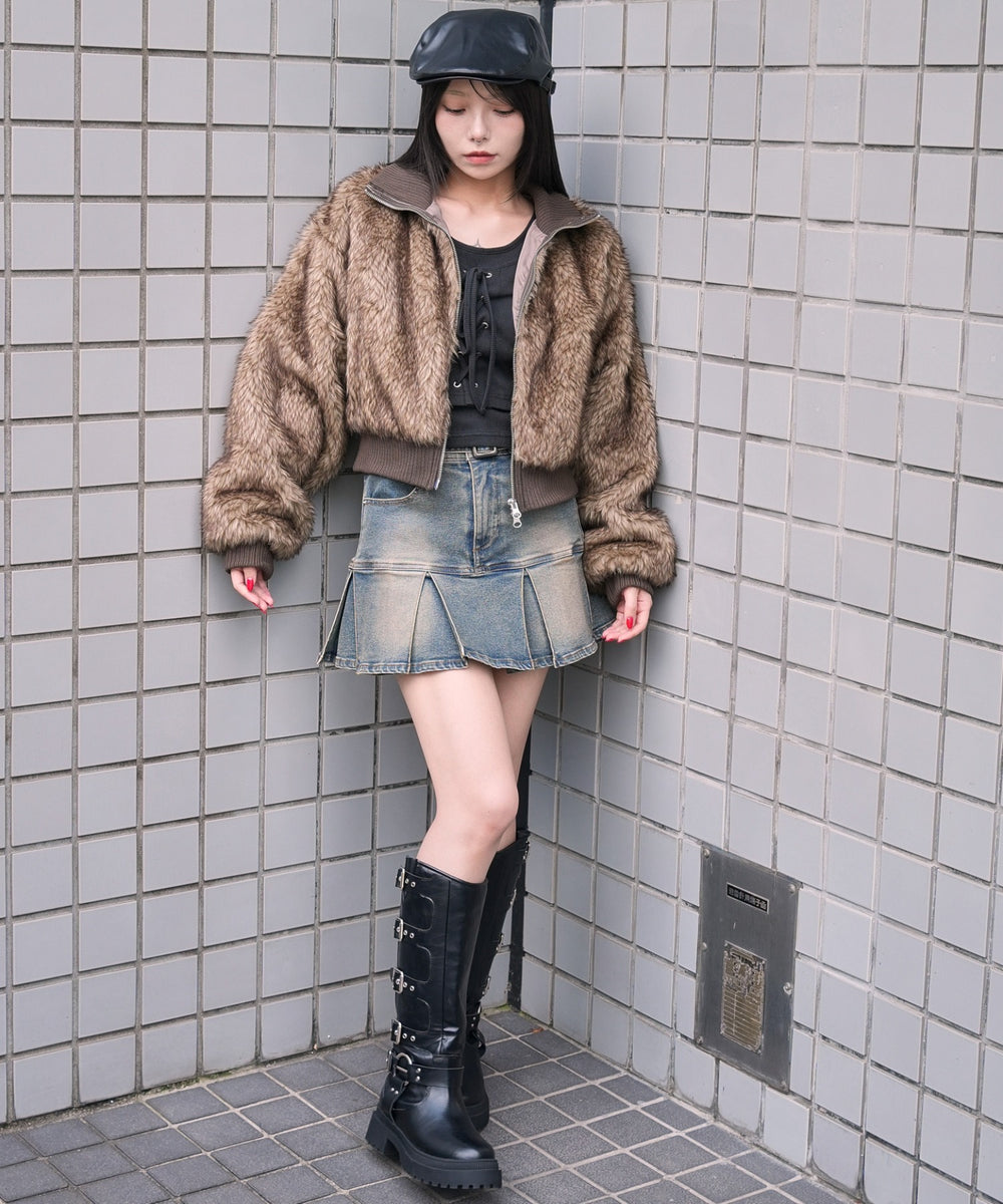 ブラウンソノタ モデル：159cm F着用