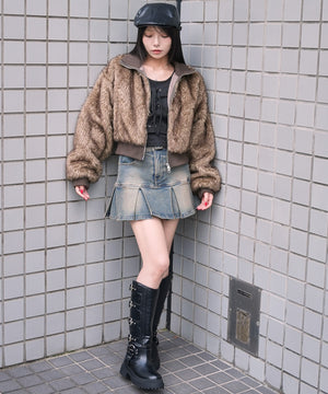 ブラウンソノタ モデル：159cm F着用