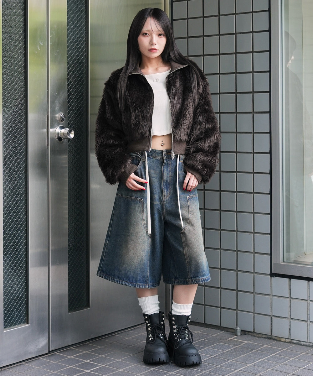 Dブラウン モデル：159cm F着用