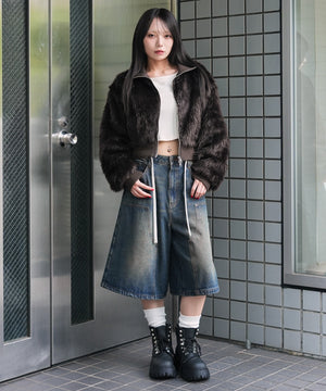 Dブラウン モデル：159cm F着用