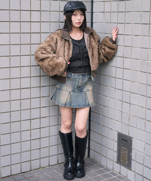 ブラウンソノタ モデル：159cm F着用