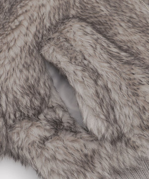 フェイクファーショートブルゾン